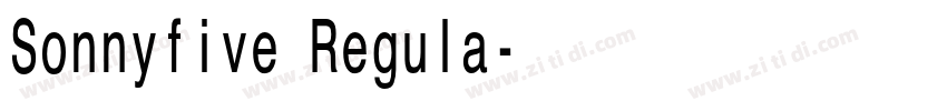 Sonnyfive Regula字体转换 Sonnyfive Regula字体转换
